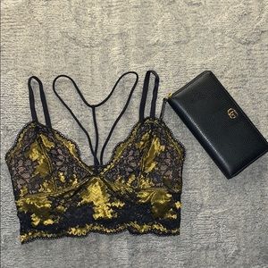 EXPRESS Lace Choker Crop Top